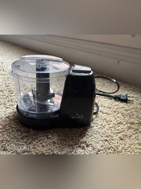 Rival Electric Mini Food Chopper - Black & Clear